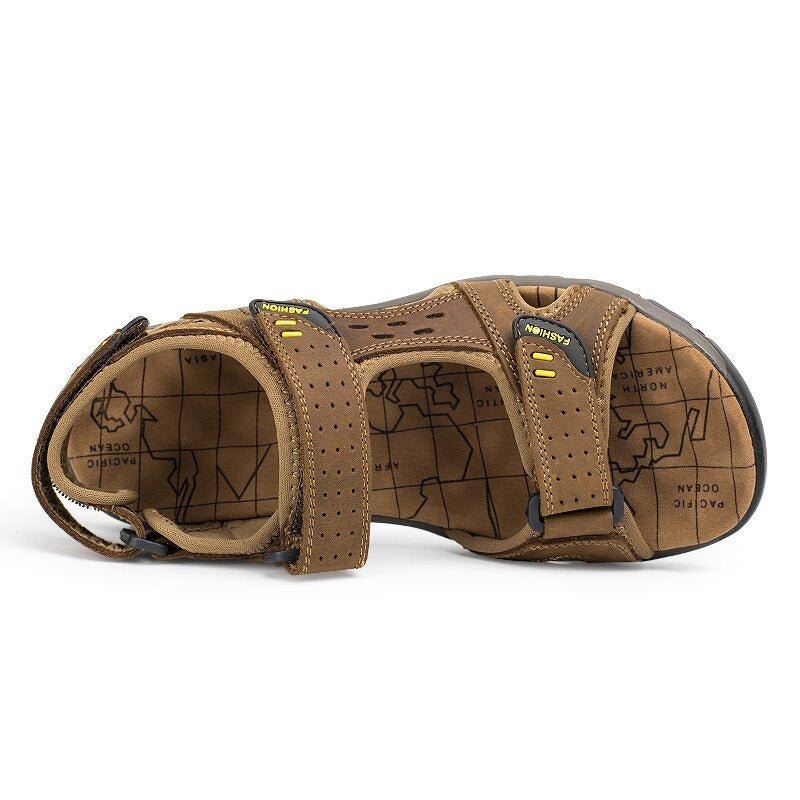 OrtoKal Adventure Sandals - Orthopedic Leather Sandals for Foot Pain Relief & Travel