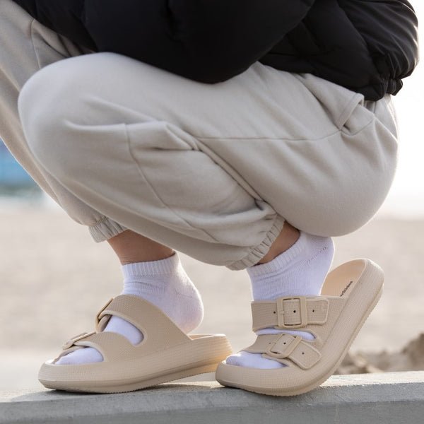 OrtoKal Air Sandals - Comfort Slides for Foot Pain Relief