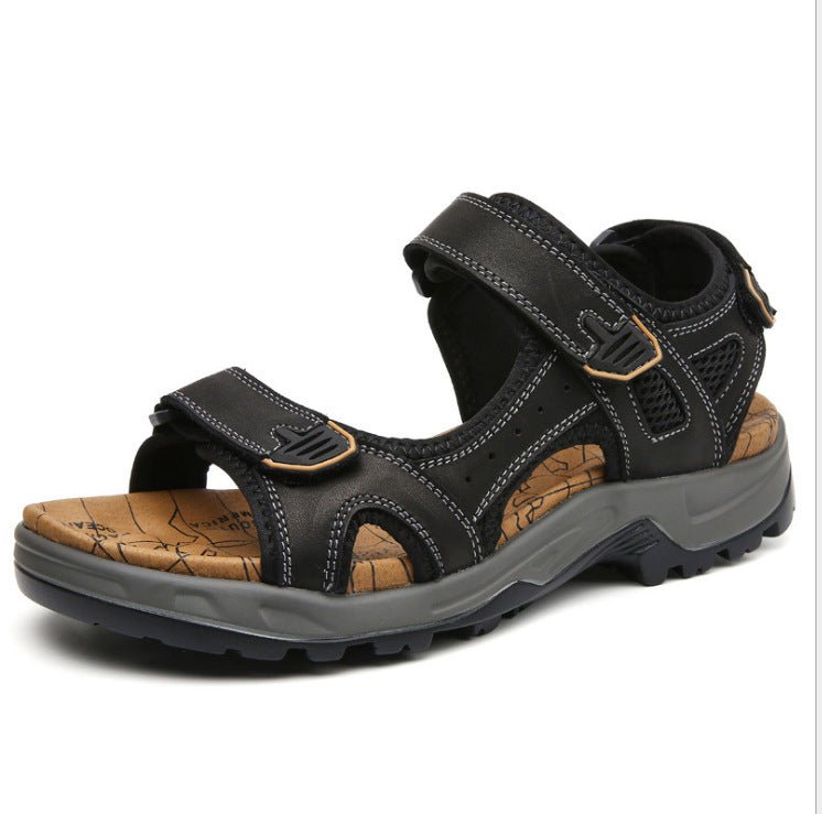 OrtoKal Adventure Basic Sandals - Orthopedic Leather Sandals for Foot Pain Relief & Travel