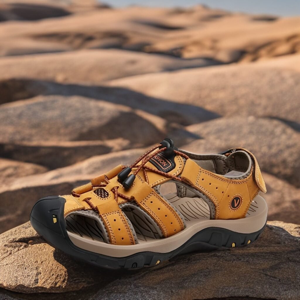 OrtoKal Pro Max Sandals - Orthopedic Leather Sandals for Foot Pain Relief & Travel