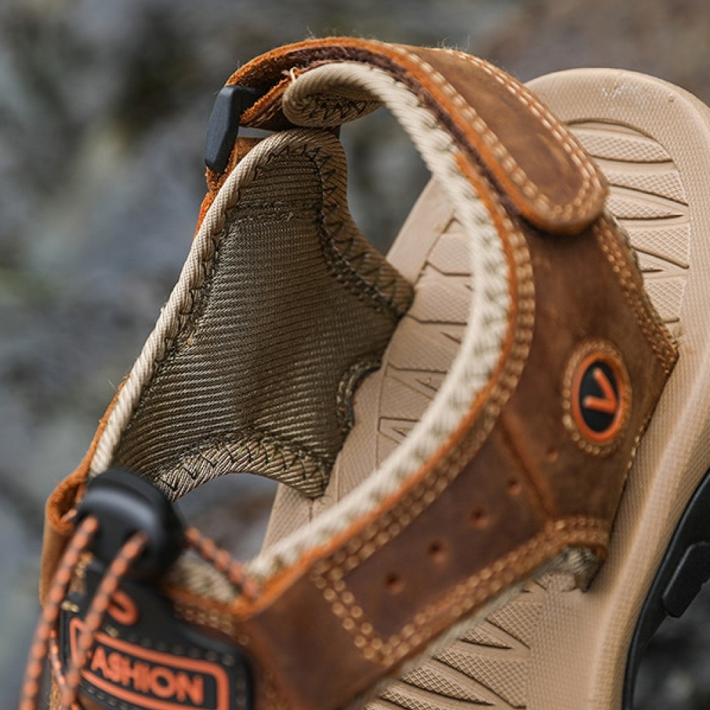 OrtoKal Pro Max Sandals - Orthopedic Leather Sandals for Foot Pain Relief & Travel