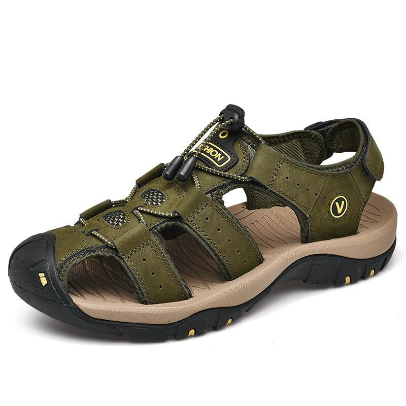 OrtoKal Pro Max Sandals - Orthopedic Leather Sandals for Foot Pain Relief & Travel
