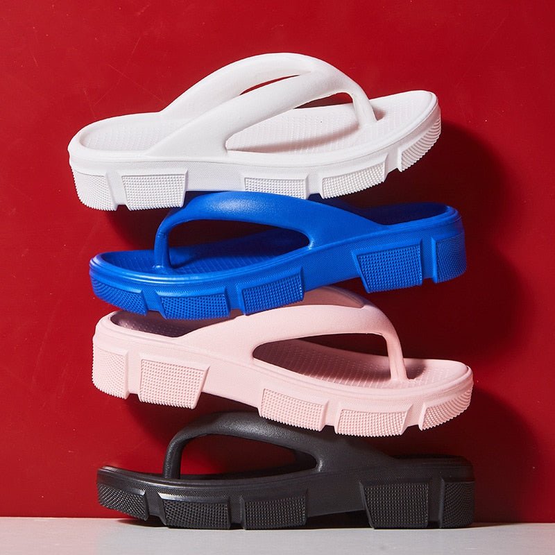 OrtoKal Open Beauty Max - Triple-Cushioned Orthopedic Slides for Foot Pain Relief