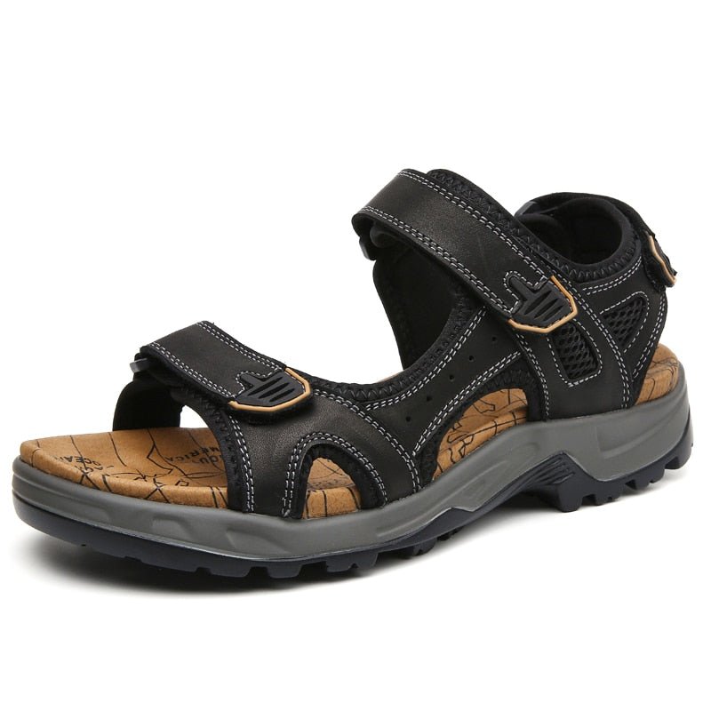 OrtoKal Adventure Pro Sandals - Orthopedic Leather Sandals for Foot Pain Relief & Travel