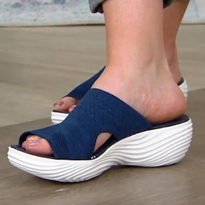 OrtoKal Summer Lady - Women's Orthopedic Slides for Foot Pain Relief