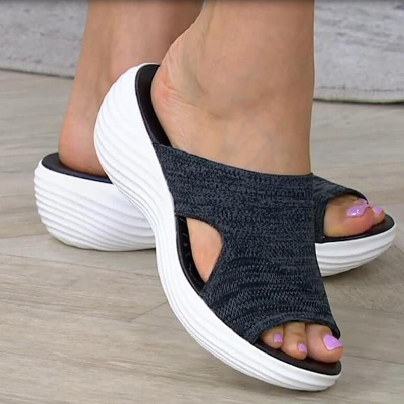 OrtoKal Summer Lady - Women's Orthopedic Slides for Foot Pain Relief