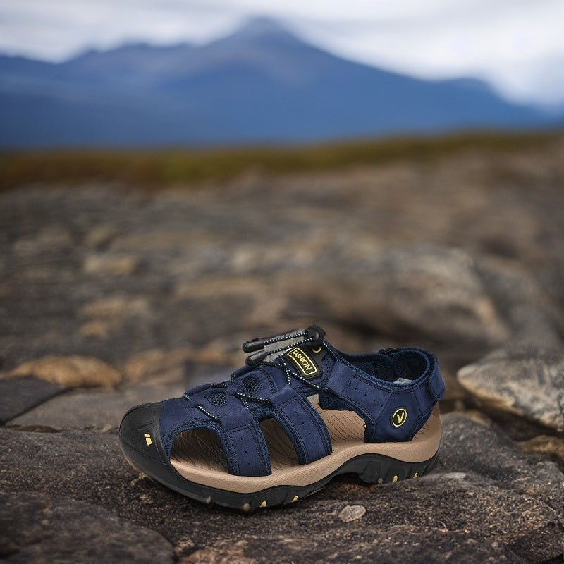 OrtoKal Pro Max Sandals - Orthopedic Leather Sandals for Foot Pain Relief & Travel
