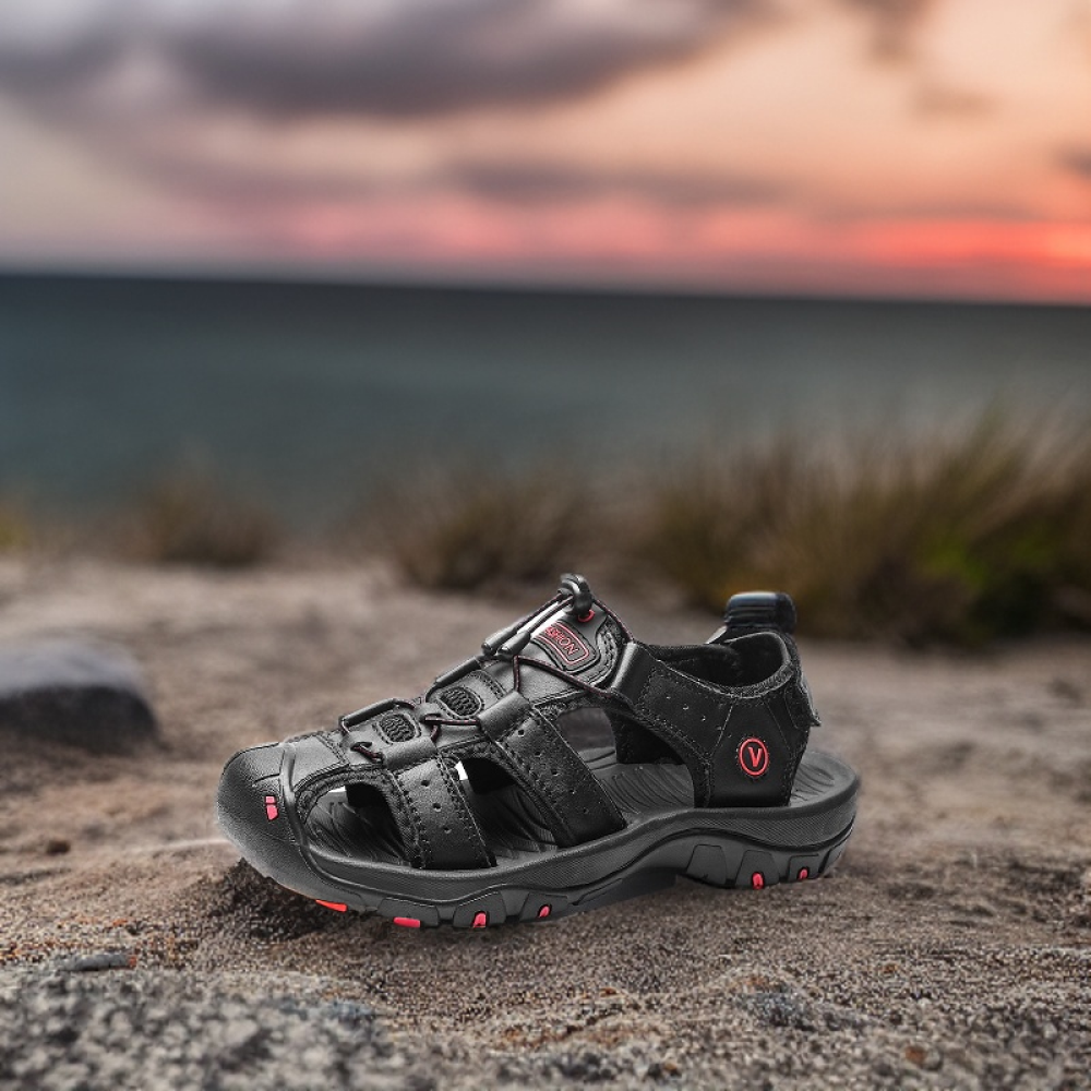 OrtoKal Pro Max Sandals - Orthopedic Leather Sandals for Foot Pain Relief & Travel