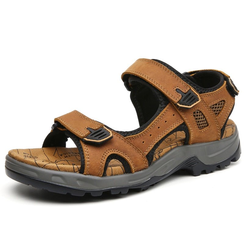 OrtoKal Adventure Pro Sandals - Orthopedic Leather Sandals for Foot Pain Relief & Travel