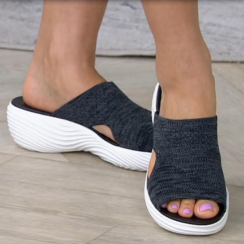 OrtoKal Summer Lady - Women's Orthopedic Slides for Foot Pain Relief