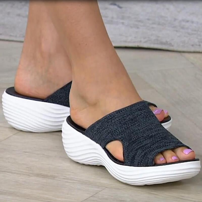 OrtoKal Summer Lady - Women's Orthopedic Slides for Foot Pain Relief
