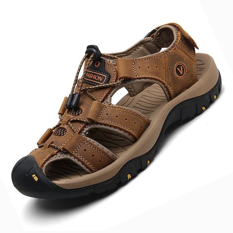 OrtoKal Pro Max Sandals - Orthopedic Leather Sandals for Foot Pain Relief & Travel