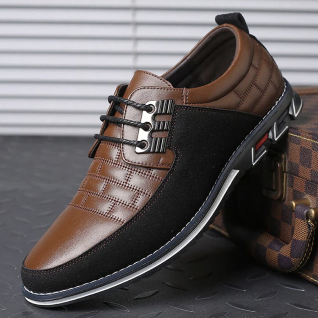 OrtoKal Class Plus - Orthopedic Leather Shoes for Pain Relief