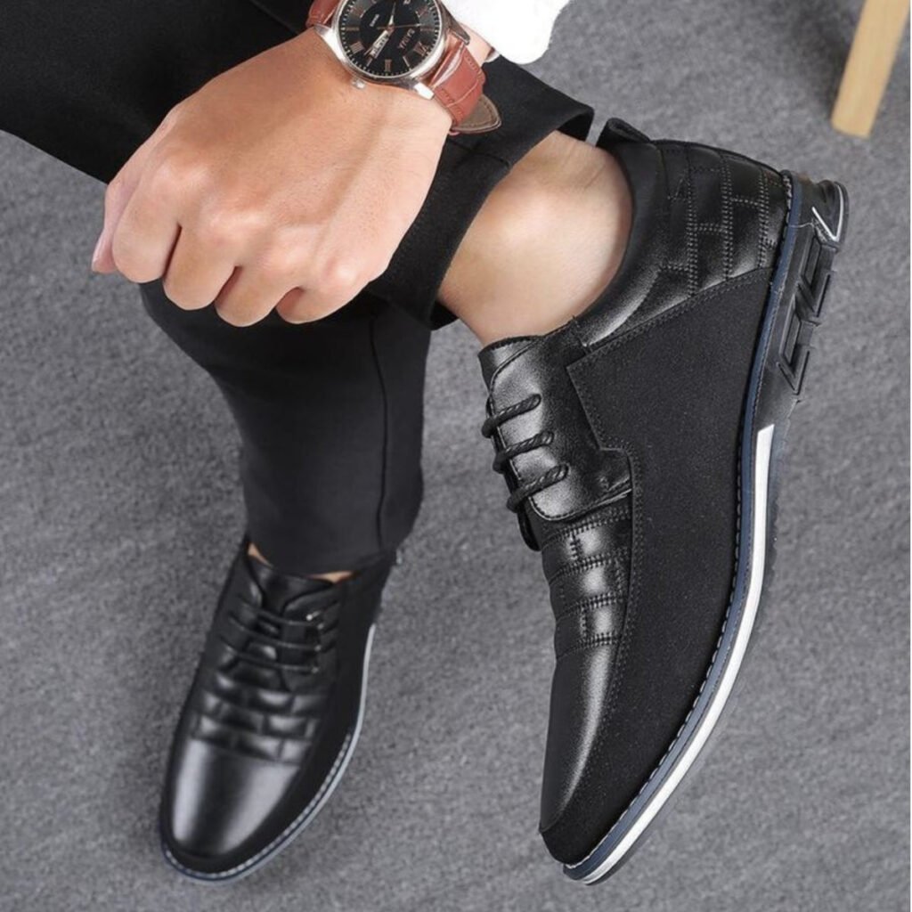 OrtoKal Class Plus - Orthopedic Leather Shoes for Pain Relief