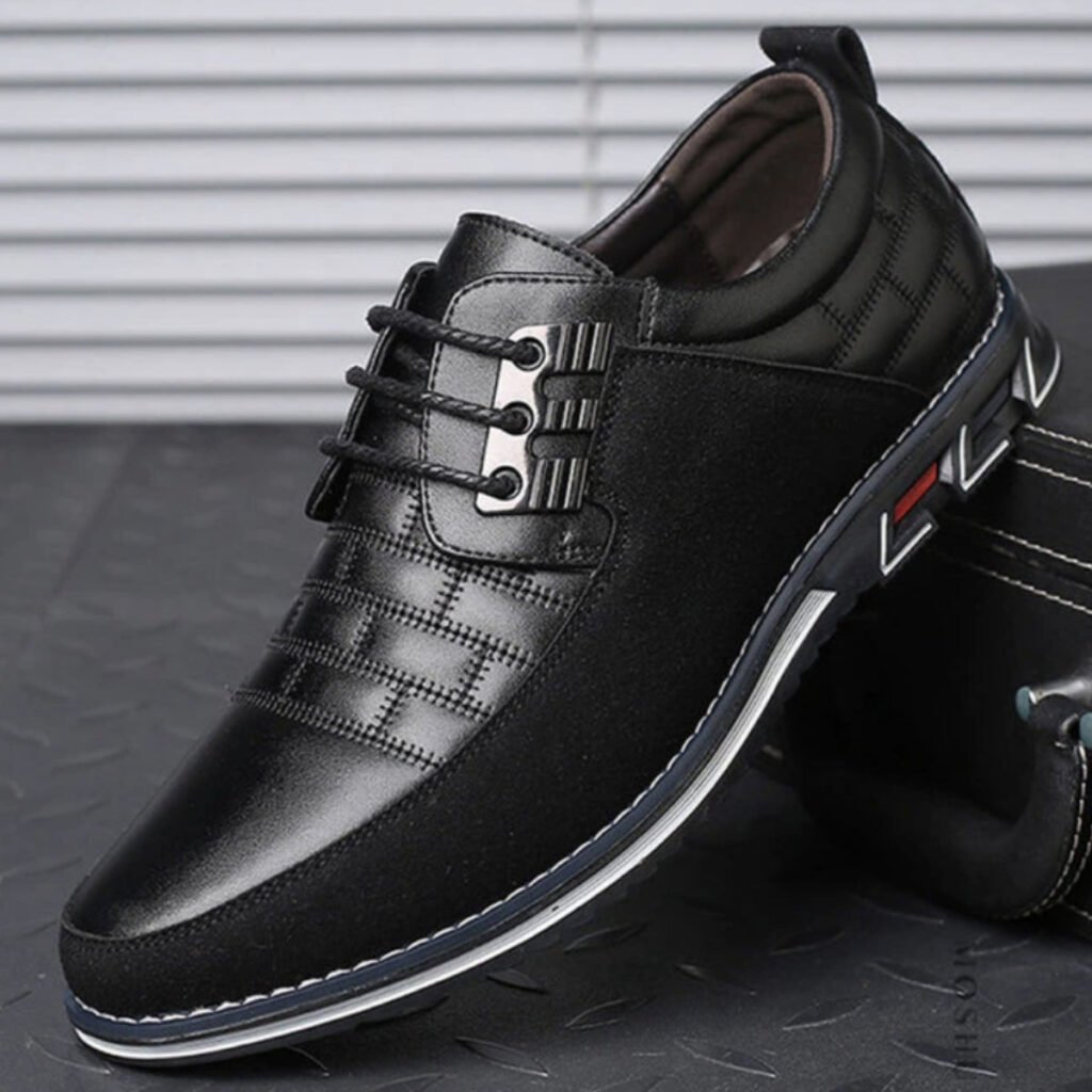 OrtoKal Class Plus - Orthopedic Leather Shoes for Pain Relief