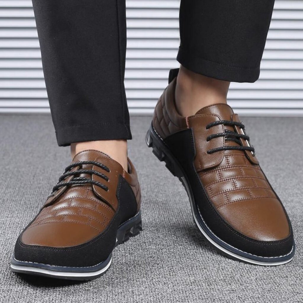 OrtoKal Class Plus - Orthopedic Leather Shoes for Pain Relief