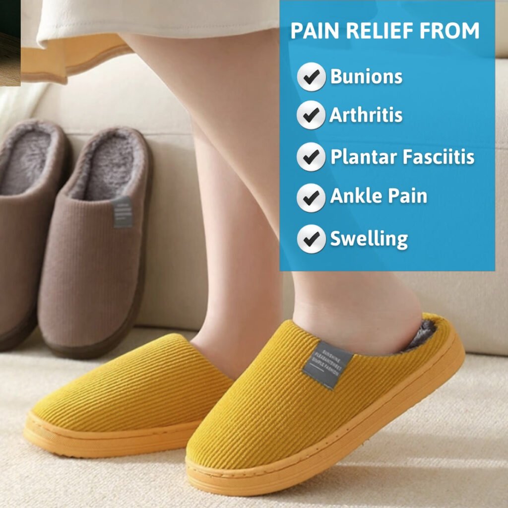 ComforthoFit™ Winter Slipper - Ergonomic Pain Relief Footwear
