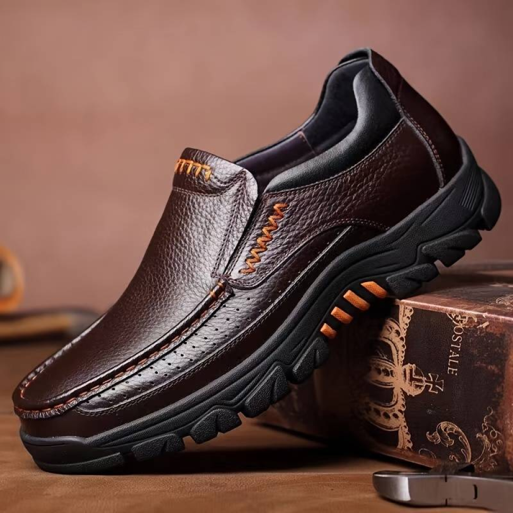 OrtoKal Lux - Orthopedic Leather Shoes for Pain Relief