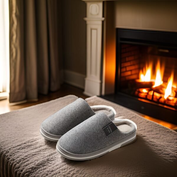 OrtoKal Winter Slide - Orthopedic Winter House Shoes for Pain Relief & Warmth