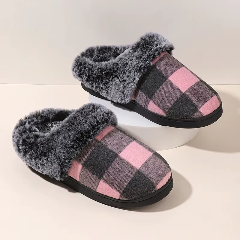 OrtoKal Retro Home - Orthopedic Winter House Shoes for Pain Relief & Warmth