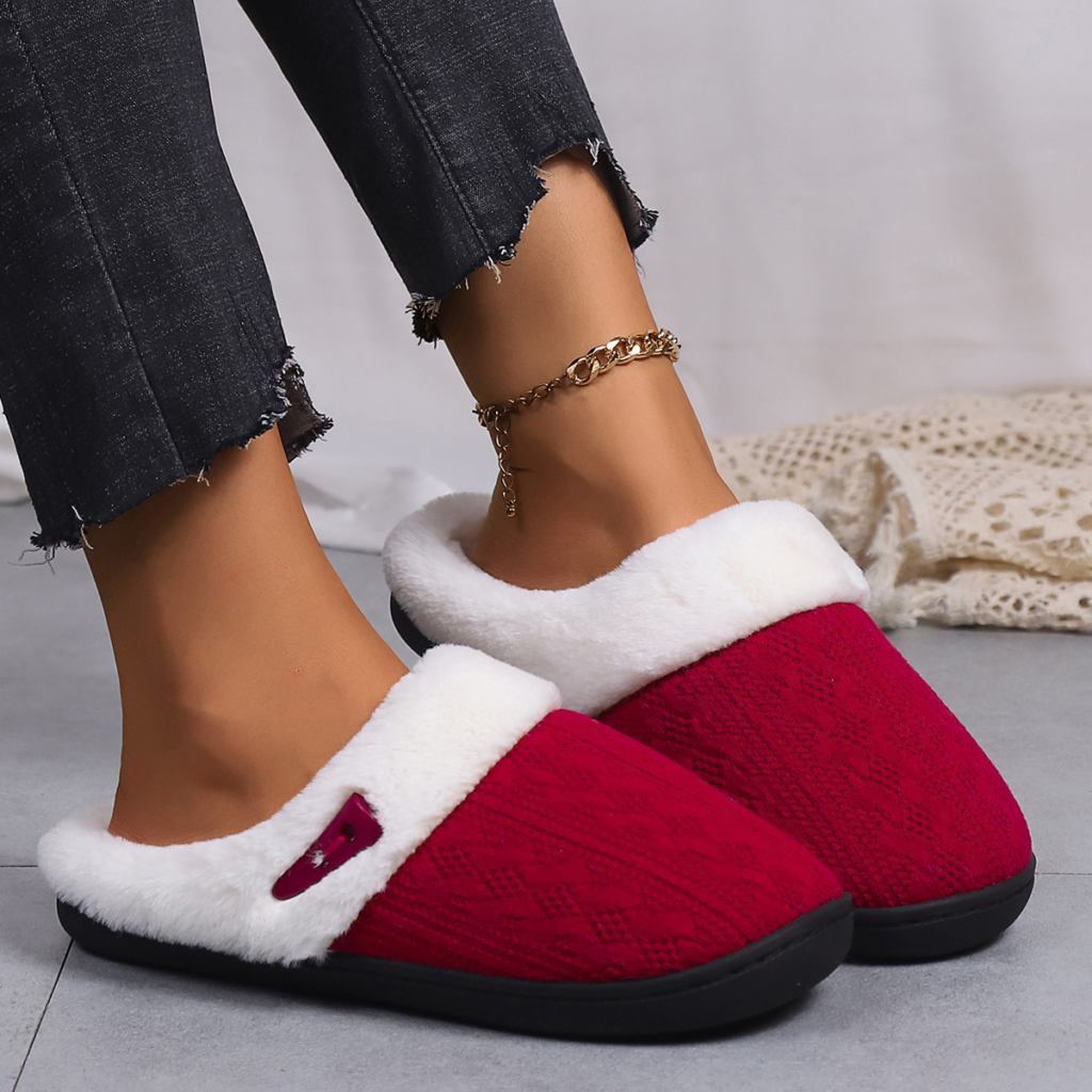 OrtoKal Cushion Hug - Orthopedic Winter House Shoes for Pain Relief & Warmth